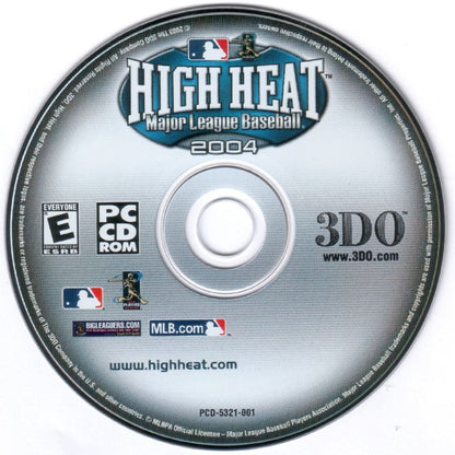 High Heat Major League Baseball 2004 Microsoft Windows PC CD-PC Gamez USA
