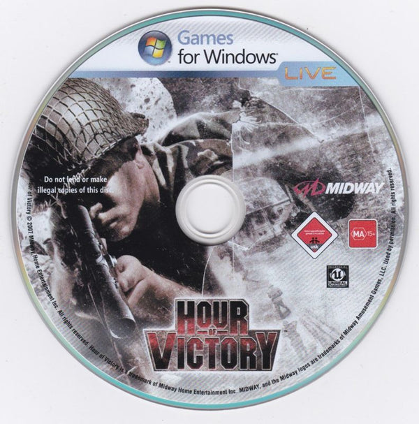 Hour Of Victory Microsoft Windows PC DVD by PC Gamez USA