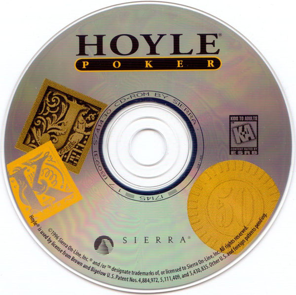 Hoyle Poker Microsoft Windows 3.X CD by PC Gamez USA