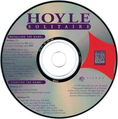 Hoyle Solitaire Microsoft Windows PC CD-PC Gamez USA