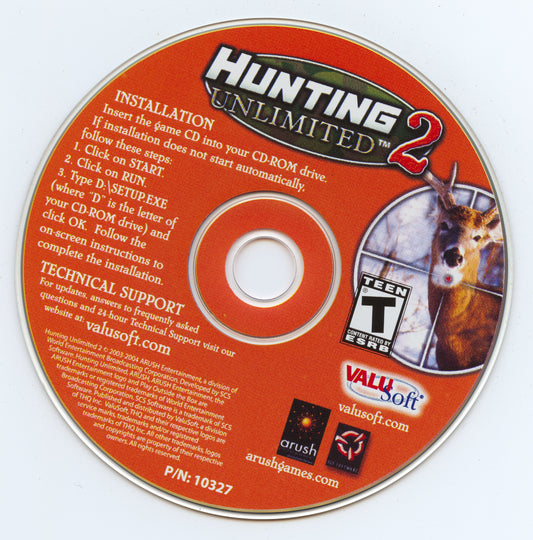 Hunting Unlimited 2 Microsoft Windows PC CD-PC Gamez USA
