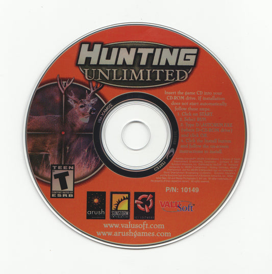 Hunting Unlimited (Valusoft) Microsoft Windows PC CD-PC Gamez USA