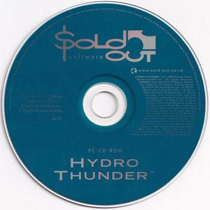 Hydro Thunder Microsoft Windows PC CD-PC Gamez USA