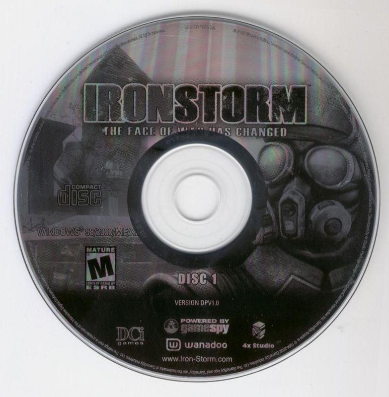 IRON STORM Disc 1-2 Microsoft Windows PC CD-PC Gamez USA