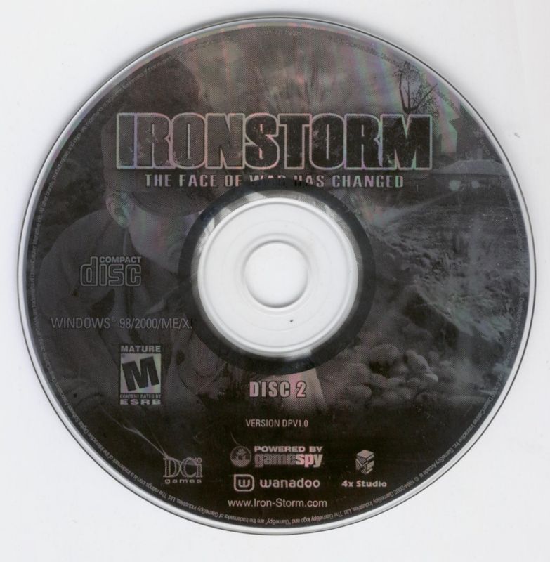 IRON STORM Disc 1-2 Microsoft Windows PC CD-PC Gamez USA