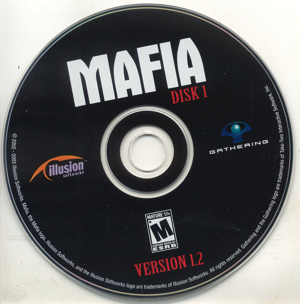 Illusion Softworks Mafia Disc 1-3 Microsoft Windows PC CD-PC Gamez USA