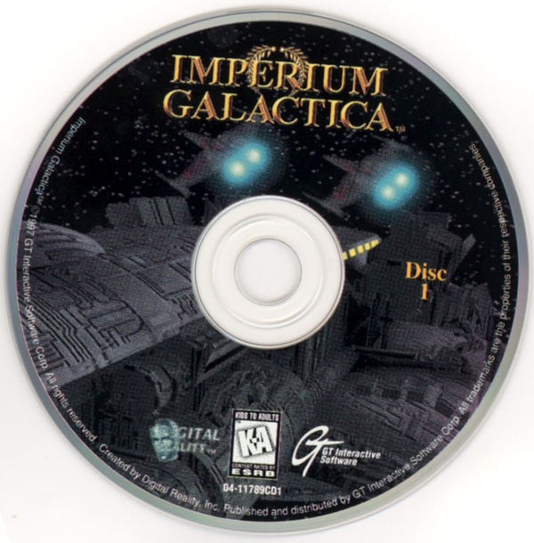 Imperium Galactica Disc 1-2 Microsoft Windows PC CD-PC Gamez USA