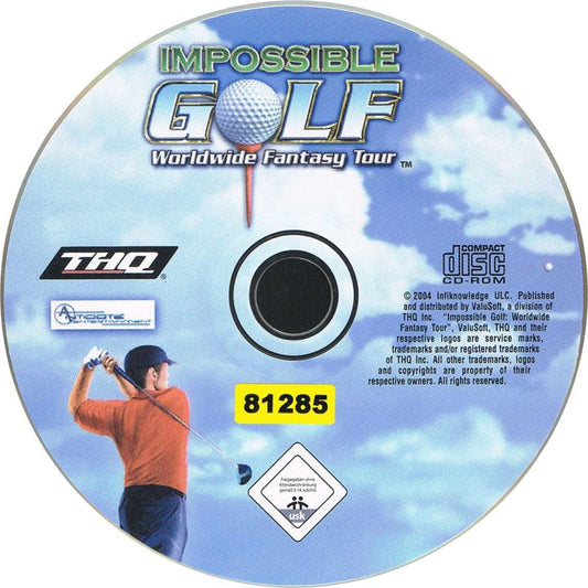 Impossible Golf Worldwide Fantasy Tour Microsoft Windows PC CD-PC Gamez USA