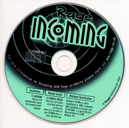 Incoming Microsoft Windows PC CD-PC Gamez USA