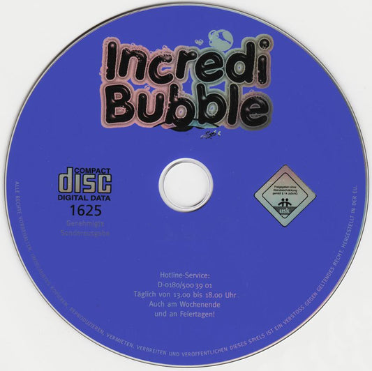 IncrediBubble 1.0 Microsoft Windows PC CD-PC Gamez USA