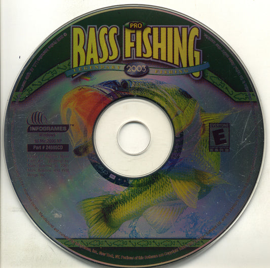 Infogrames Pro Bass Fishing 2003 Microsoft Windows PC CD-PC Gamez USA
