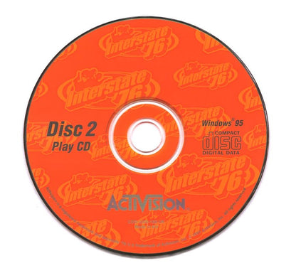 Interstate '76 Disc 1-2 1997 Microsoft Windows PC CD Activision-PC Gamez USA