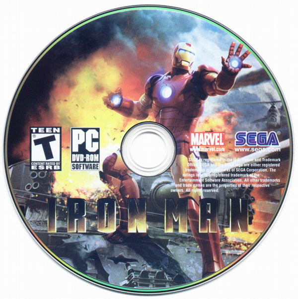 Iron Man Microsoft Windows PC DVD by PC Gamez USA