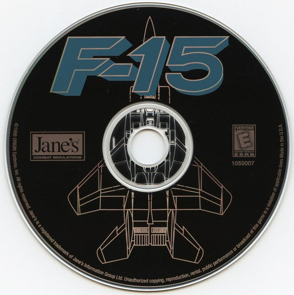 Jane's Combat Simulations F-15 Microsoft Windows PC CD-PC Gamez USA