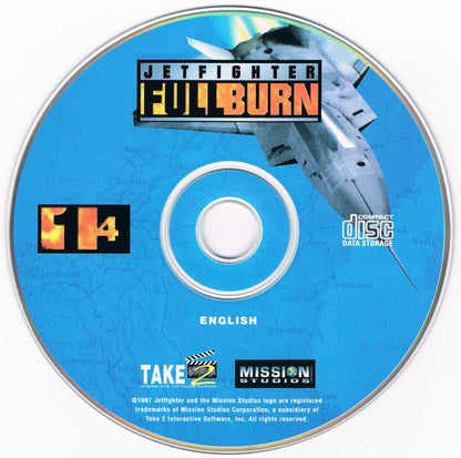 Jet Fighter Full Burn Disc 1-4 Microsoft Windows PC CD-PC Gamez USA