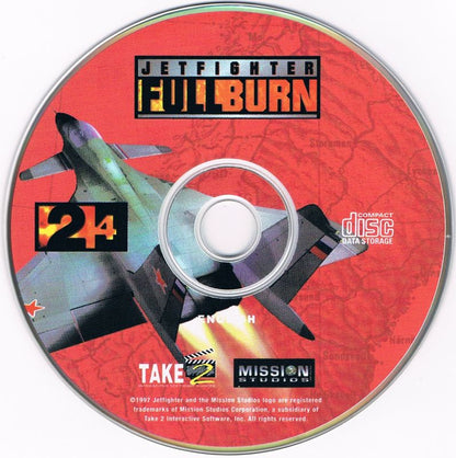 Jet Fighter Full Burn Disc 1-4 Microsoft Windows PC CD-PC Gamez USA