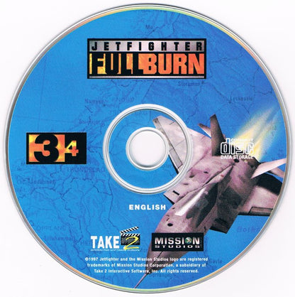 Jet Fighter Full Burn Disc 1-4 Microsoft Windows PC CD-PC Gamez USA