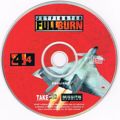 Jet Fighter Full Burn Disc 1-4 Microsoft Windows PC CD-PC Gamez USA