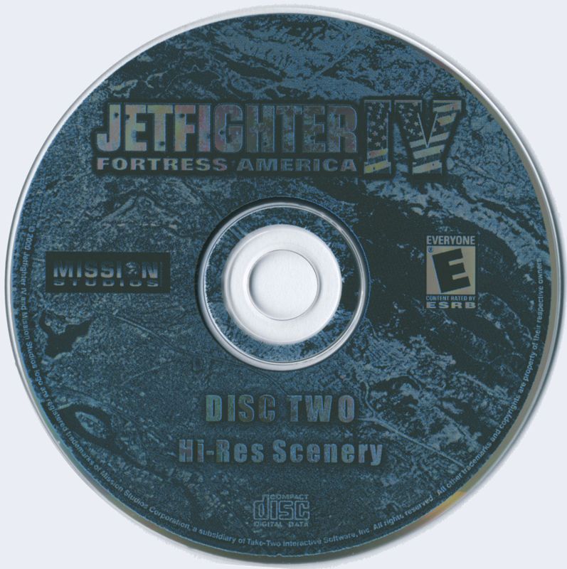 JetFighter 4 IV Fortress America Disc 1 - 2 Microsoft Windows PC CD-PC Gamez USA
