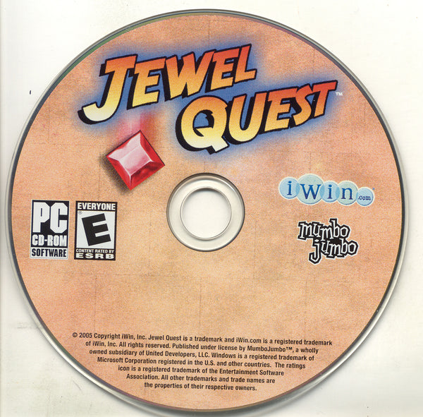 Jewel Quest Microsoft Windows PC CD-PC Gamez USA