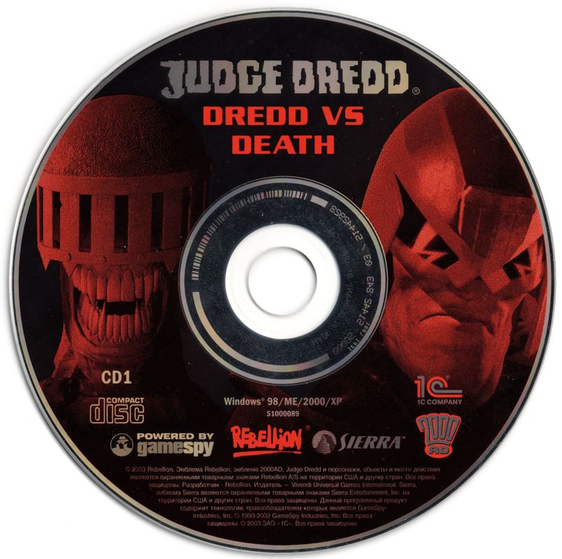 Judge Dredd Dredd vs Death Disc 1-2 Microsoft Windows PC CD-PC Gamez USA