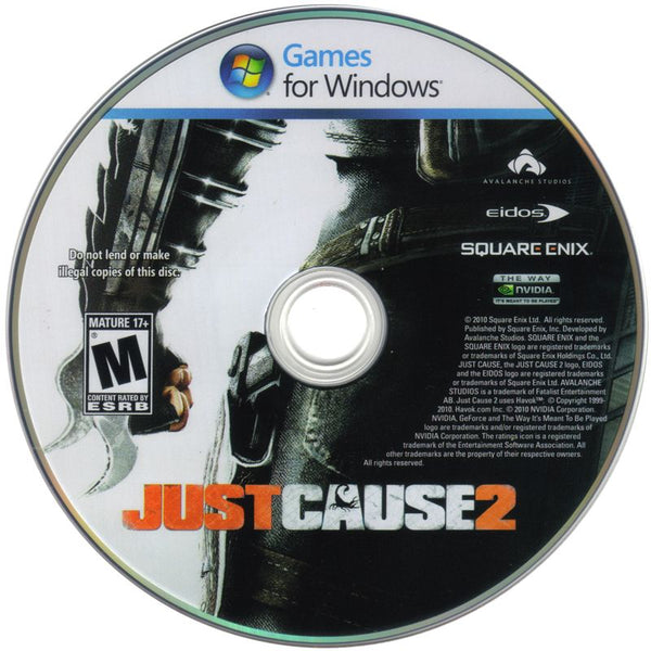 JUST CAUSE 2 Microsoft Windows PC DVD by PC Gamez USA