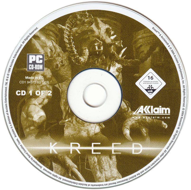 KREED Disc 1-2 Microsoft Windows PC CD-PC Gamez USA