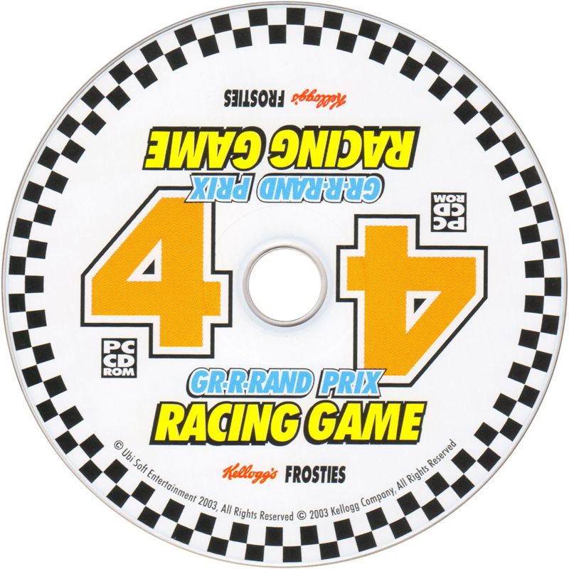 Kelloggs Frosties Grand Prix Disc 1-4 Microsoft Windows PC CD-PC Gamez USA