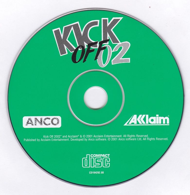 Kick Off 2002 Microsoft Windows PC CD-PC Gamez USA