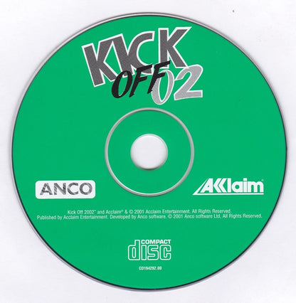 Kick Off 2002 Microsoft Windows PC CD-PC Gamez USA