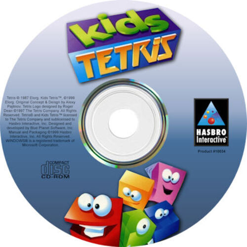 Kids Tetris Microsoft Windows PC CD-PC Gamez USA