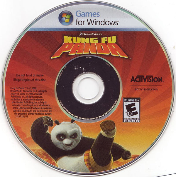 Kung Fu Panda Microsoft Windows PC DVD by PC Gamez USA