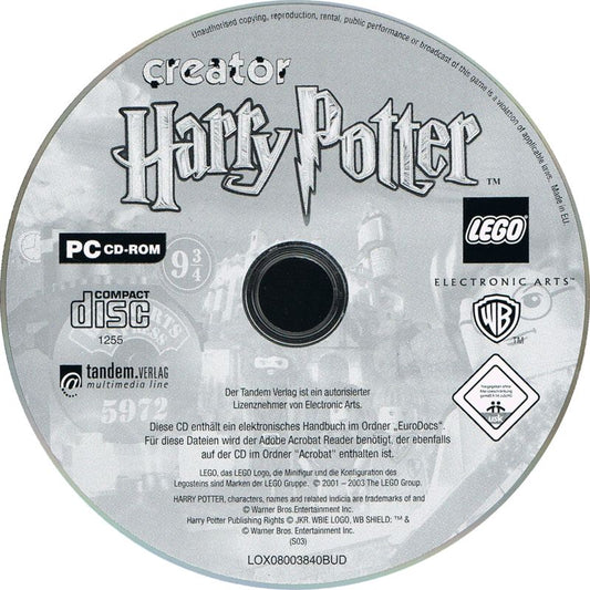 LEGO Creator Harry Potter Microsoft Windows PC CD-PC Gamez USA