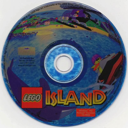 LEGO Island Microsoft Windows PC CD-PC Gamez USA