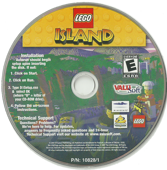 LEGO Island 2 The Bricksters Revenge 2009 Disc 1-2 Microsoft Windows PC CD-PC Gamez USA