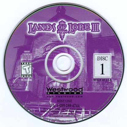 Lands Of Lore III Disc 1-4 Microsoft Windows PC CD-PC Gamez USA