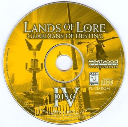 Lands of Lore Guardians of Destiny Disc 1-4 Microsoft Windows PC CD-PC Gamez USA