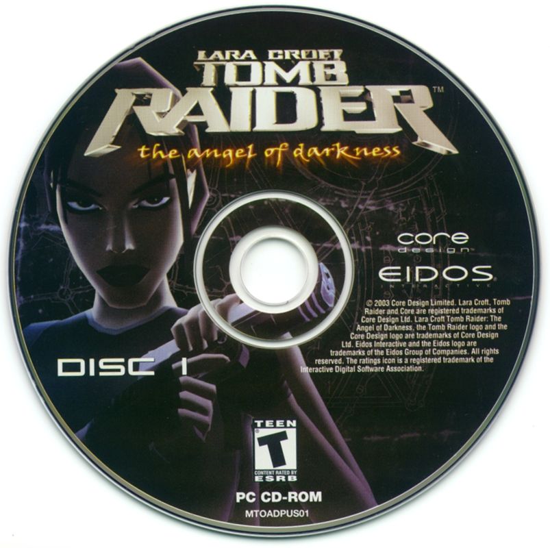 Lara Croft Tomb Raider - The Angel of Darkness Disc 1-2 Microsoft Windows PC CD-PC Gamez USA