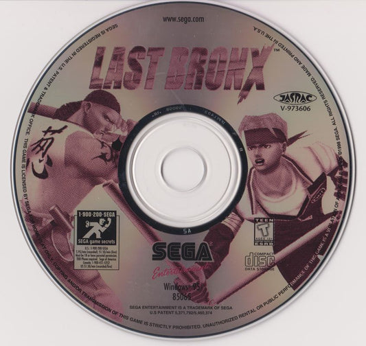 Last Bronx Microsoft Windows PC CD-PC Gamez USA