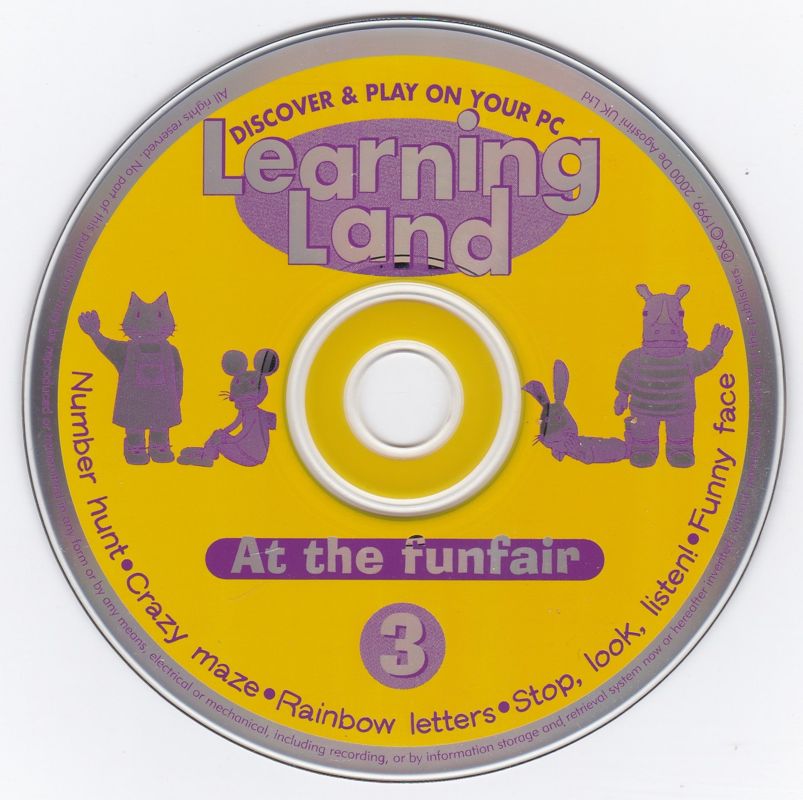 Learning Land 3 - At the Funfair Microsoft Windows PC CD-PC Gamez USA