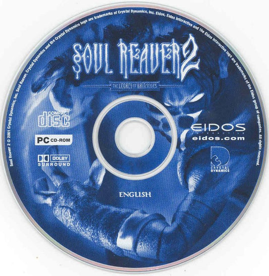 Legacy of Kain Soul Reaver 2 Microsoft Windows PC CD-PC Gamez USA