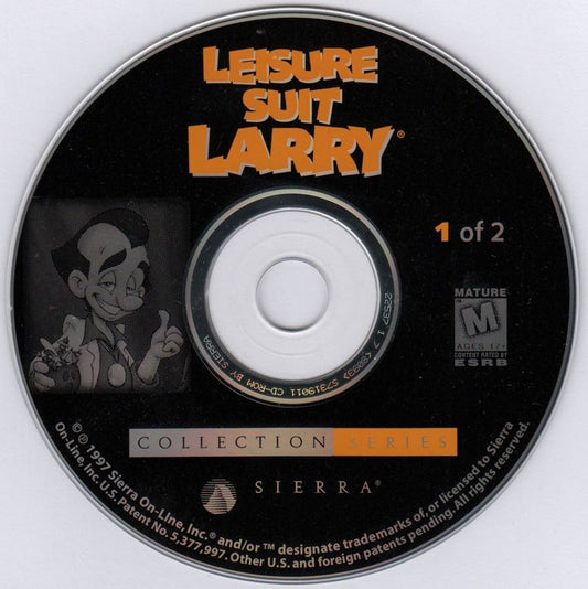 Leisure Suit Larry Collection Series Disc 1-2 Microsoft Windows PC CD-PC Gamez USA
