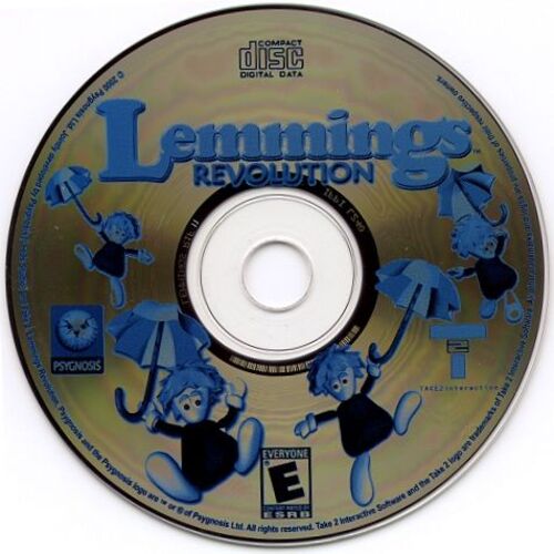 Lemmings - Revolution Microsoft Windows PC CD-PC Gamez USA