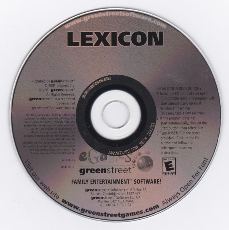 Lexicon Word Challenge Microsoft Windows PC CD-PC Gamez USA