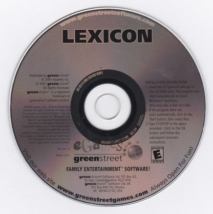 Lexicon Word Challenge Microsoft Windows PC CD-PC Gamez USA