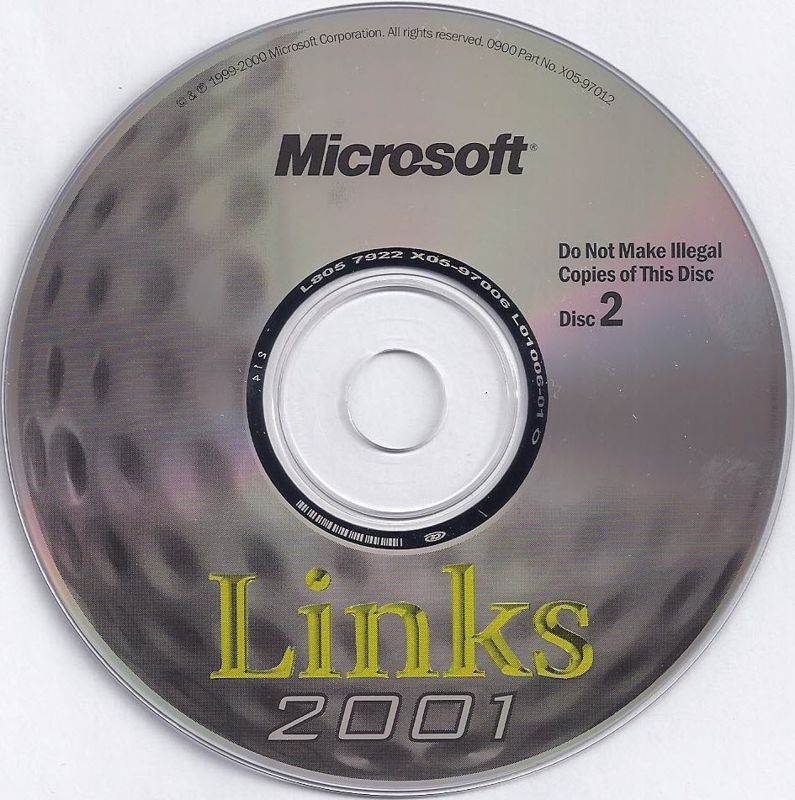 Links 2001 Disc 1-4 Microsoft Windows PC CD-PC Gamez USA