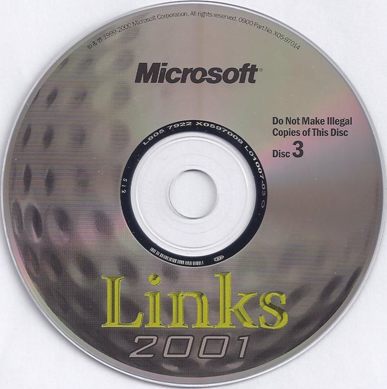 Links 2001 Disc 1-4 Microsoft Windows PC CD-PC Gamez USA