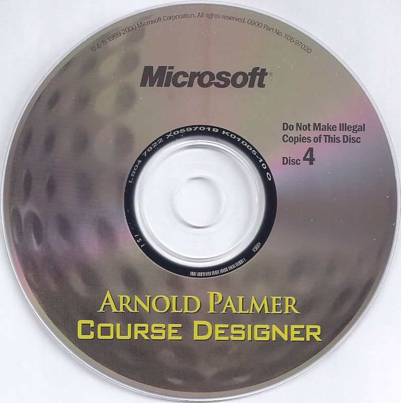 Links 2001 Disc 1-4 Microsoft Windows PC CD-PC Gamez USA