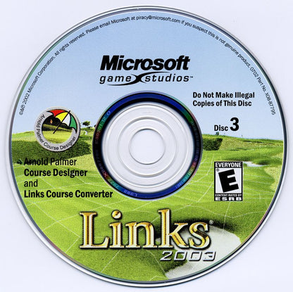 Links 2003 Disc 1-3 Microsoft Windows PC CD-PC Gamez USA