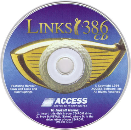 Links 386 Microsoft Windows PC CD-PC Gamez USA